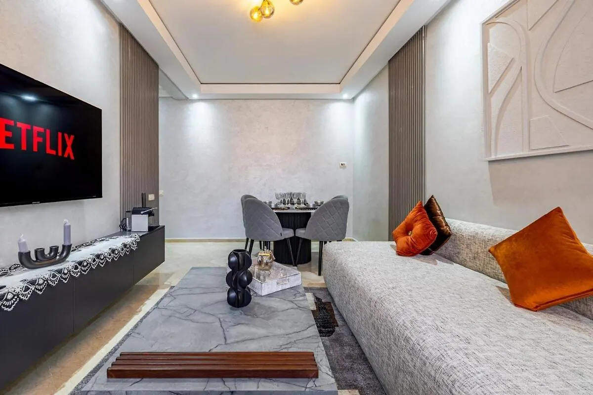 Brand New Appt Citycenter 2Br Wifi Free Parking Marrakesh Appartement